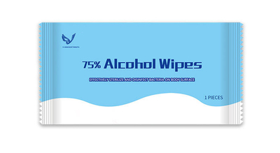 Adults Cleaning Household Non-woven Disinfecting Individual Alcohol Wet Wipes