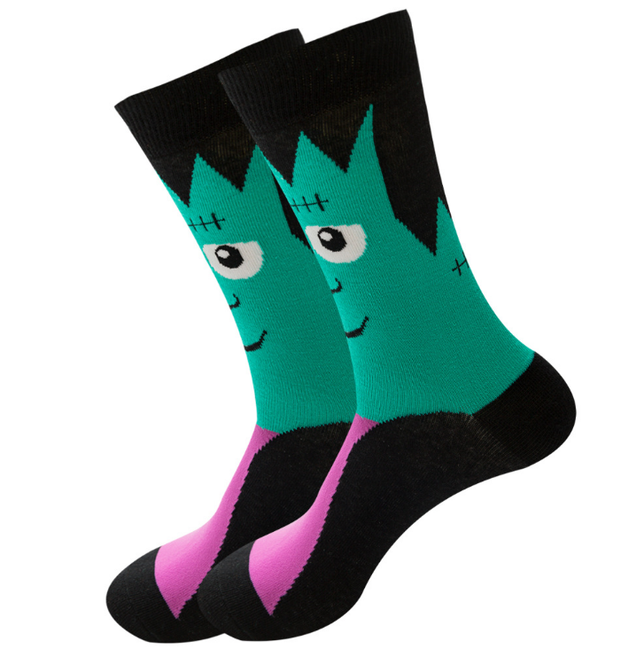 Personalized Fancy Designer Cotton Crew Socks for Men