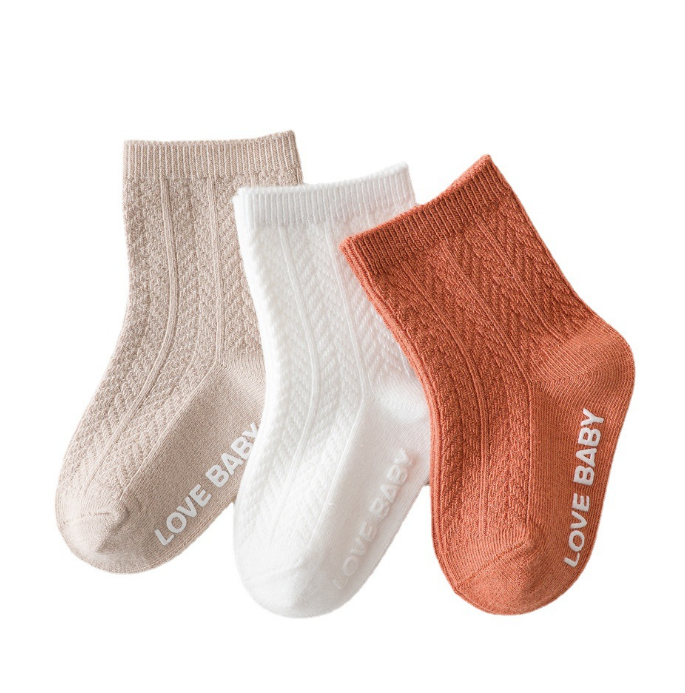 Cotton Non Slip Children's Socks with Grips